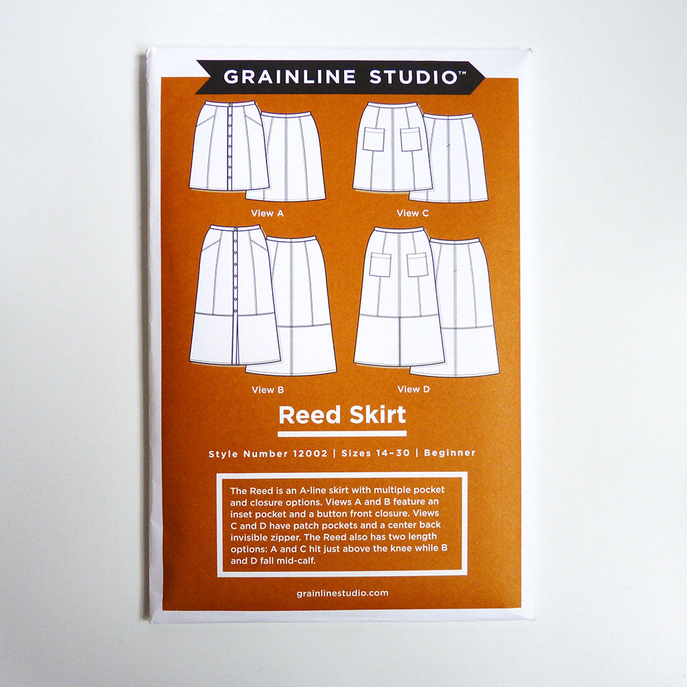 Grainline Studio : Reed Skirt Extended Sizing