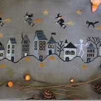 Counted Cross Stitch Pattern: Halloween Town