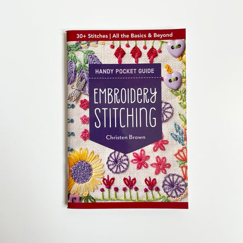 handy emb Handy Pocket Guide to Embroidery Stiching - Christen Brown