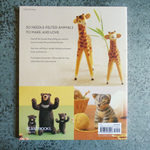 Happy Wool Felt Animals book - Makiko Arai