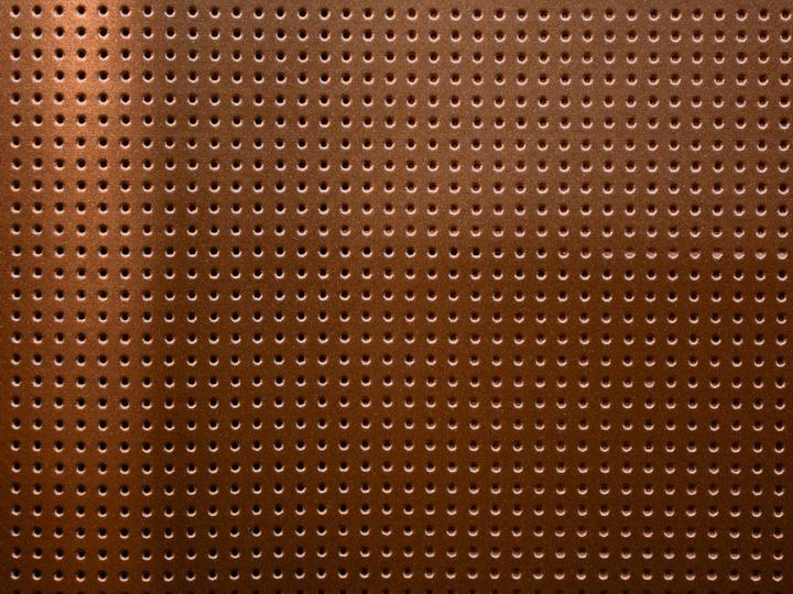 Perforated Lacquered Vinyl