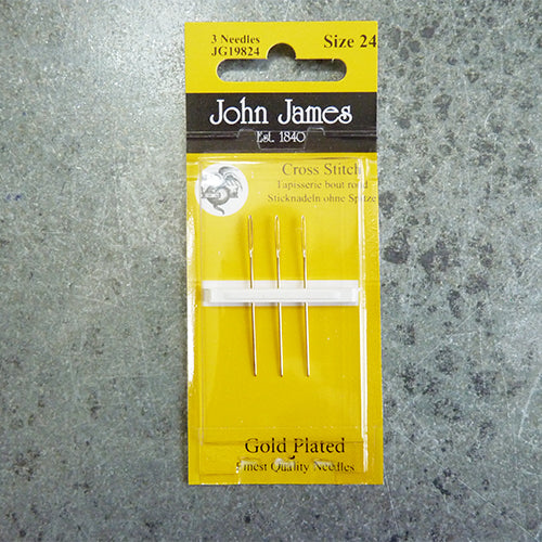 john james cross stitch tapestry needles size 24