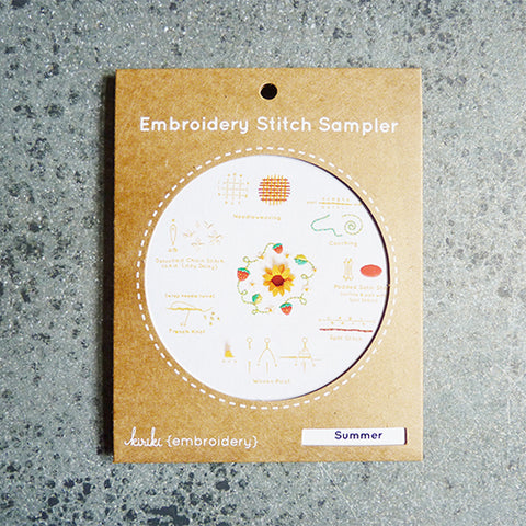kiriki press embroidery sampler kit