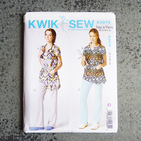 kwik sew scrubs sewing pattern