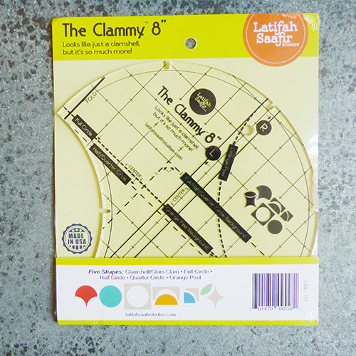 Latifah Saafir Studios : The Clammy 8" Template