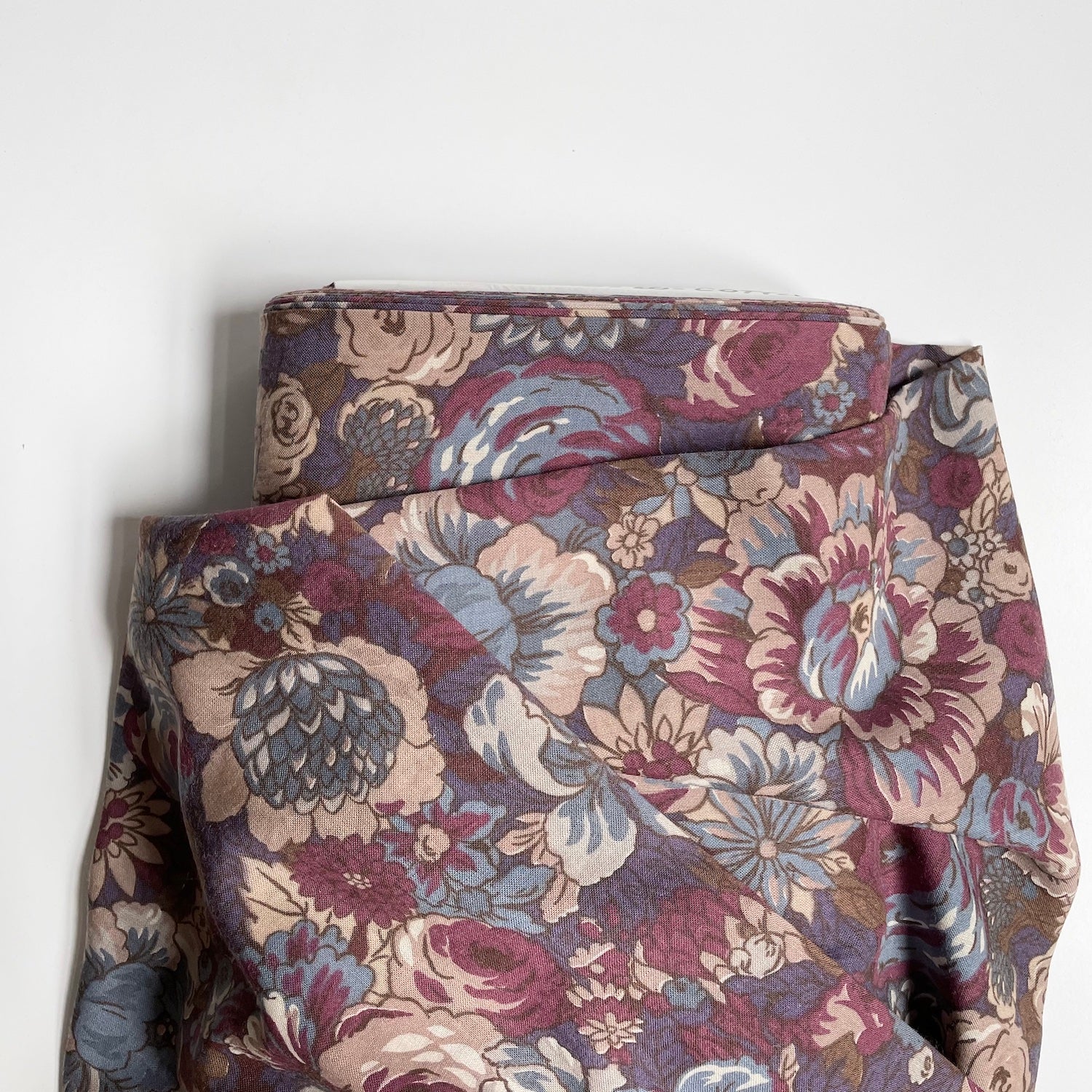 Le Toile Wool / Cotton Blend - Dusky Floral