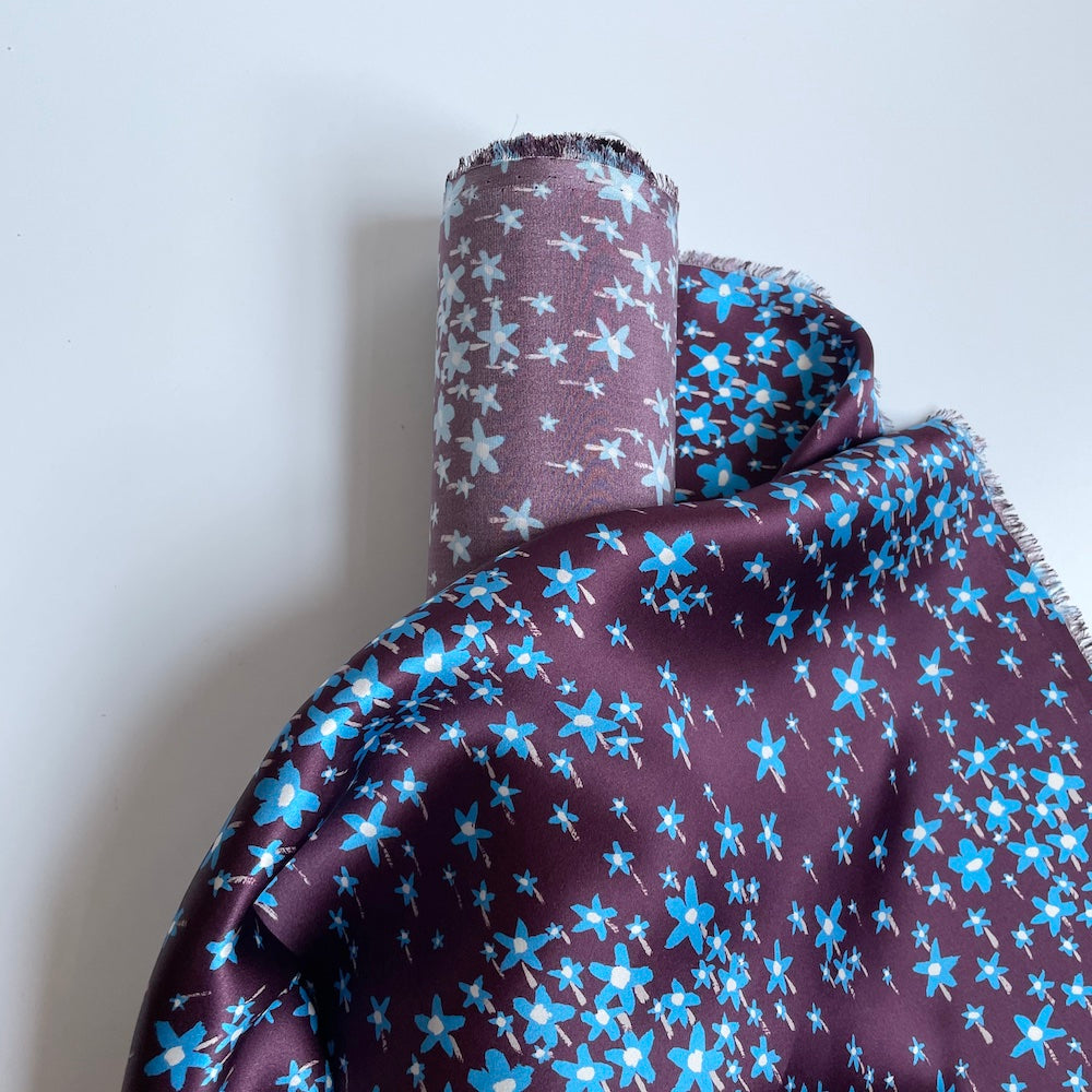 Liberty of London Belgravia Silk Satin - Starry Night C