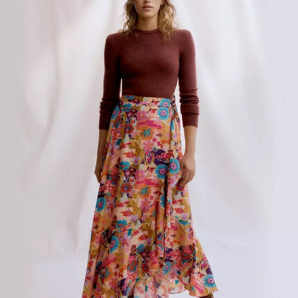 Zina Wrap Skirt Sewing Pattern by Liberty Fabrics