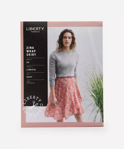 Zina Wrap Skirt Sewing Pattern by Liberty Fabrics