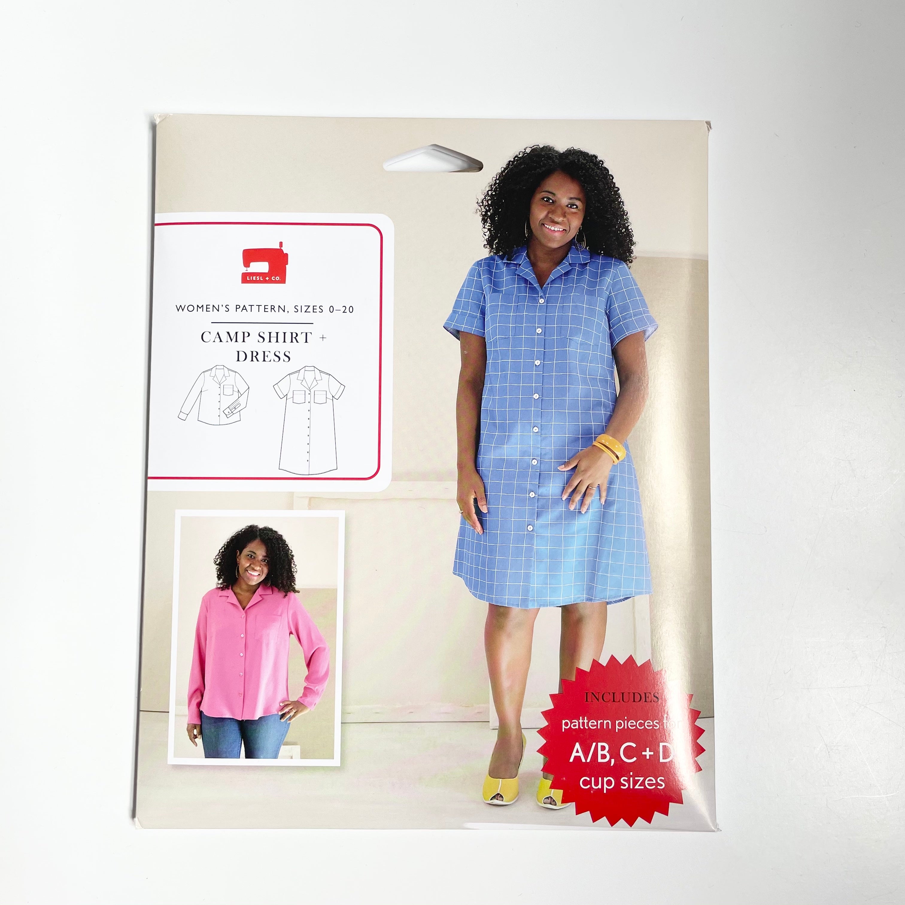 Liesl and co pattern camp shirt and dress