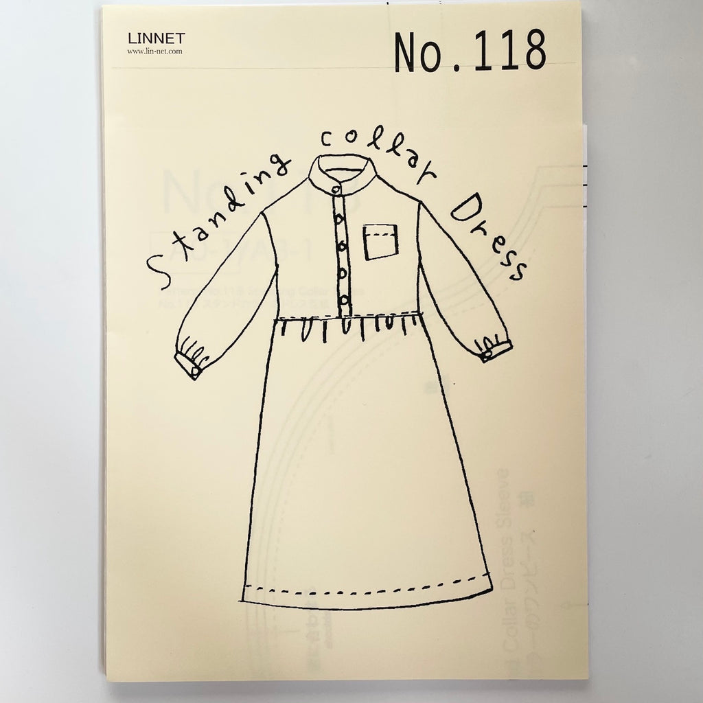 Linnet Pattern No. 118 : Standing Collar Dress – Bolt & Spool