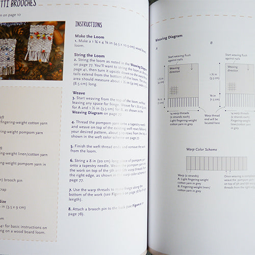 little handmade looms weaving craft book harumi kageyama zakkaLittle Handmade Looms - Harumi Kageyama