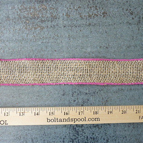 burlap ribbon