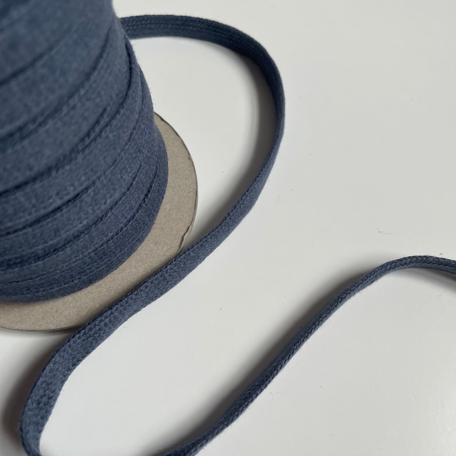 Merchant & Mills Recycled Cotton Drawstring Webbing - Mid Blue