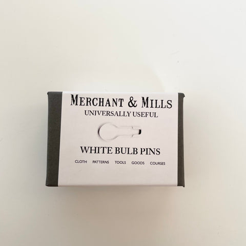 Merchant & Mills Notions : White Bulb Pins