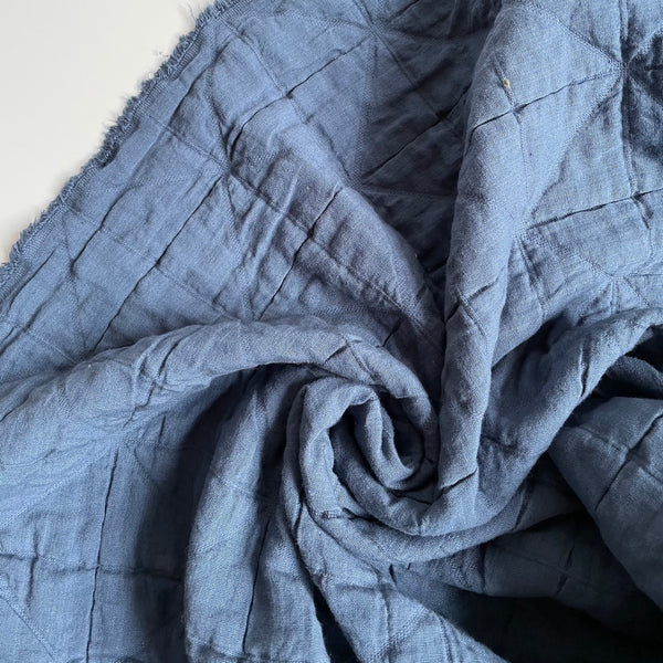 Merchant & Mills Fabric : Cotton Jacquard - Ahoy Blue