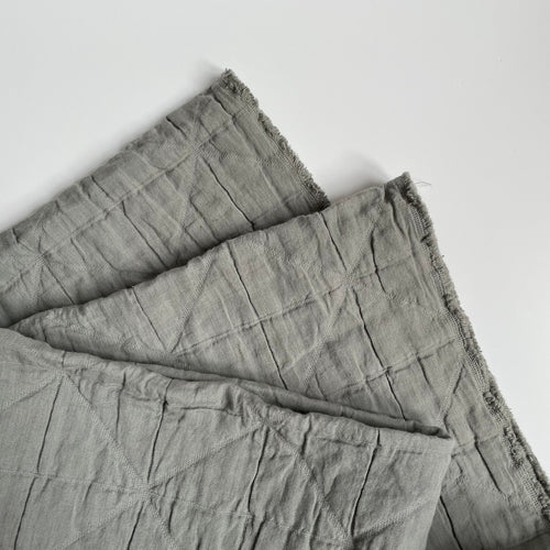 Merchant & Mills Fabric : Cotton Jacquard - Shadow Grey