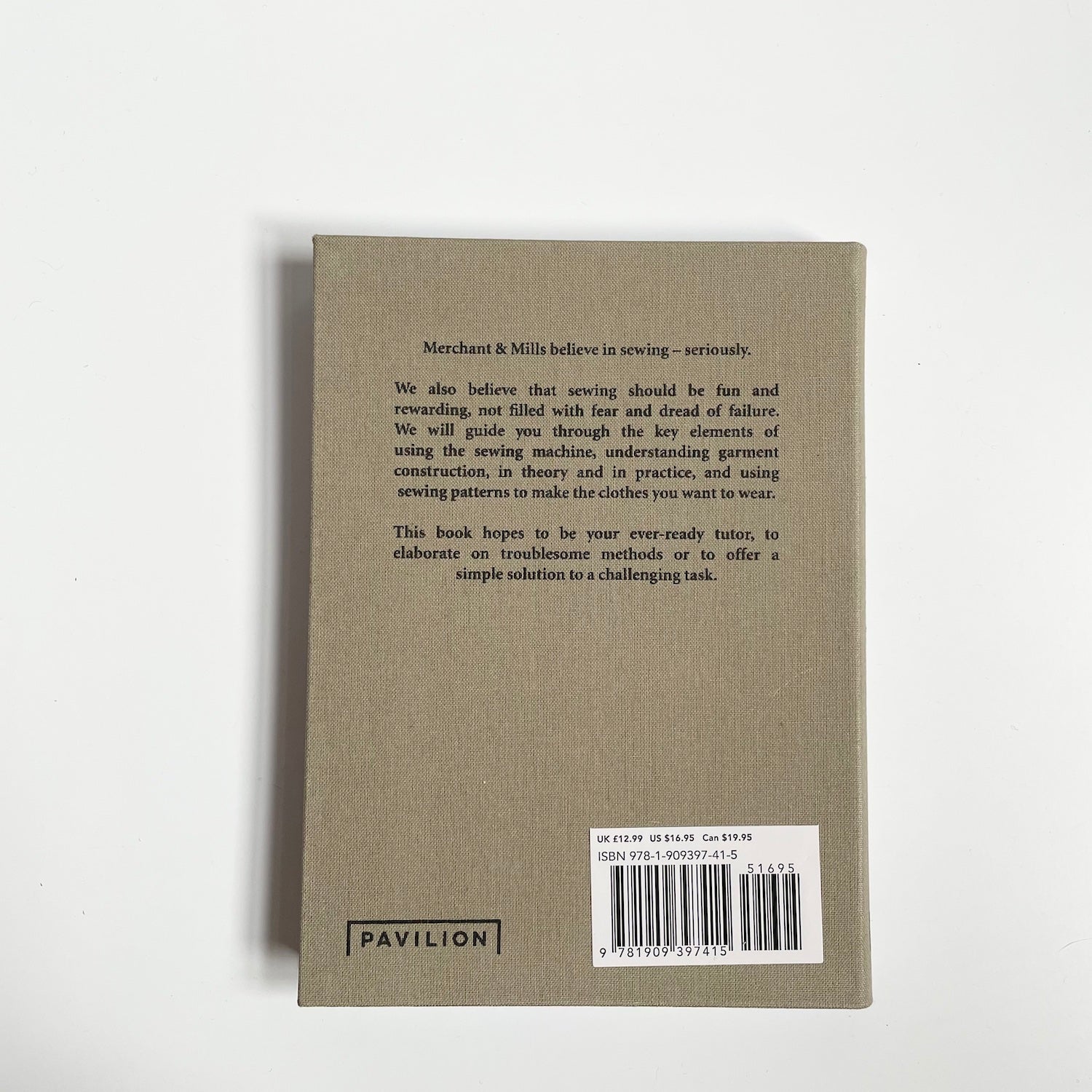 Merchant & Mills : Elementary Sewing Skills Book