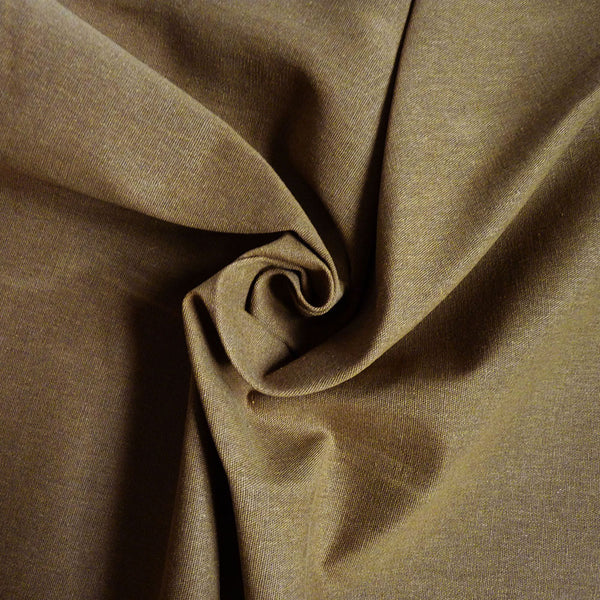 Merchant & Mills Fabric : Flax / Cotton Dry Oilskin - Tobacco