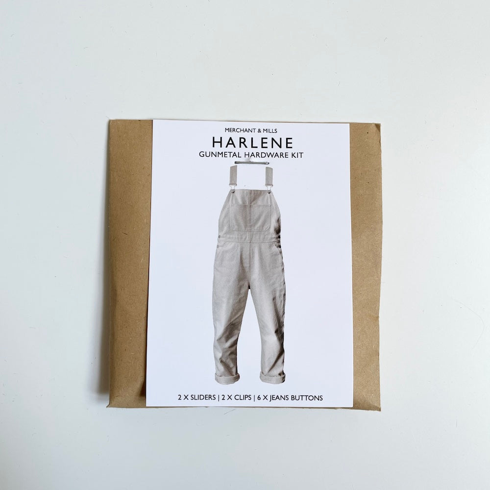Merchant & Mills Notions : Harlene Hardware Kit - Gunmetal