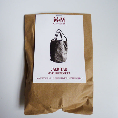 Merchant & Mills Notions : Jack Tar Bag Hardware Kit - Nickel