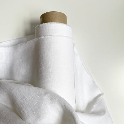 Merchant & Mills Fabric : European Linen - Virgin White