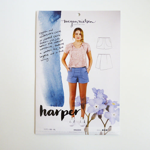 Megan Nielsen Patterns : Harper Shorts & Skort