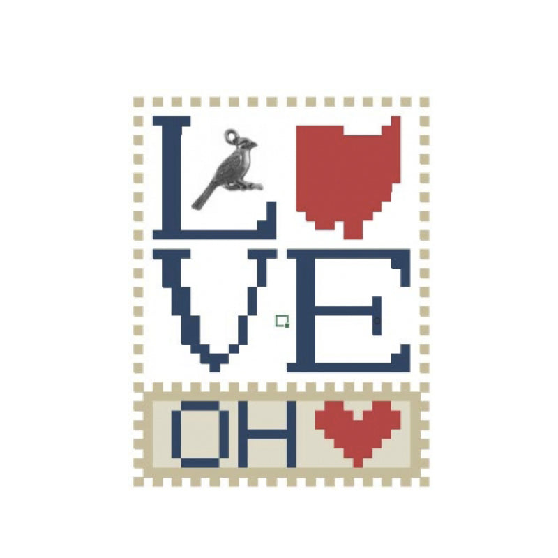 Counted Cross Stitch Pattern: Hinzeit Love Ohio