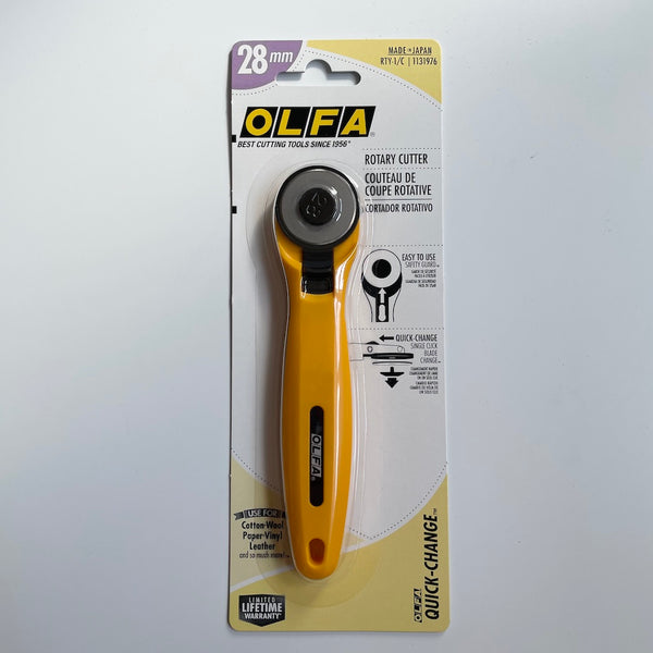 Olfa Quick-Change Rotary Cutter - 28 mm