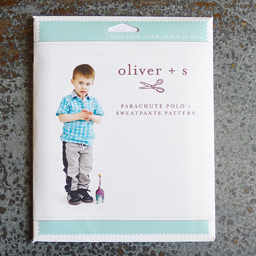 oliver and s parachute polo shirt and sweatpants sewing pattern