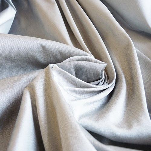 polyester taffeta gray