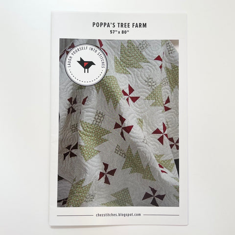 Chez Stitches : Poppa's Tree Farm Quilt Sewing Pattern