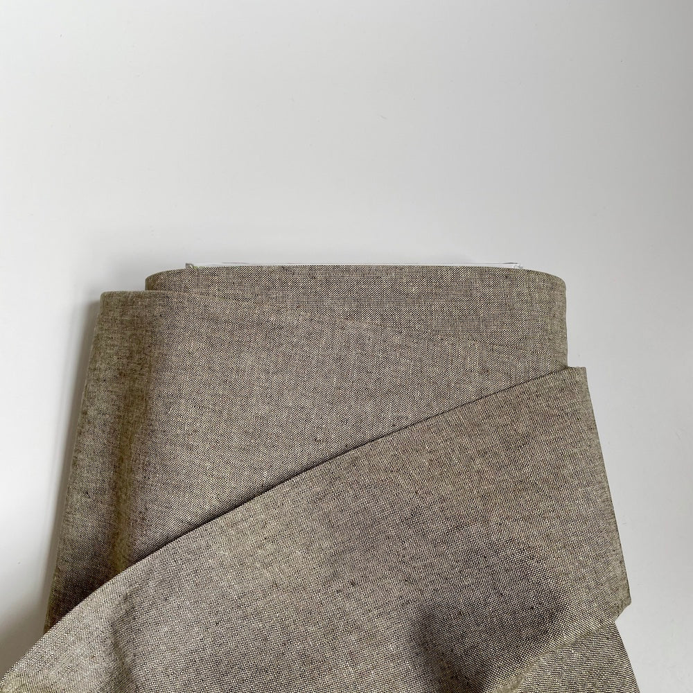 Robert Kaufman : Essex Chambray Linen - Olive