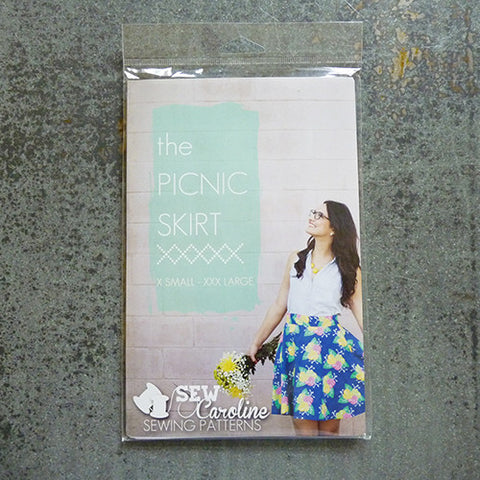 sew caroline picnic skirt sewing pattern