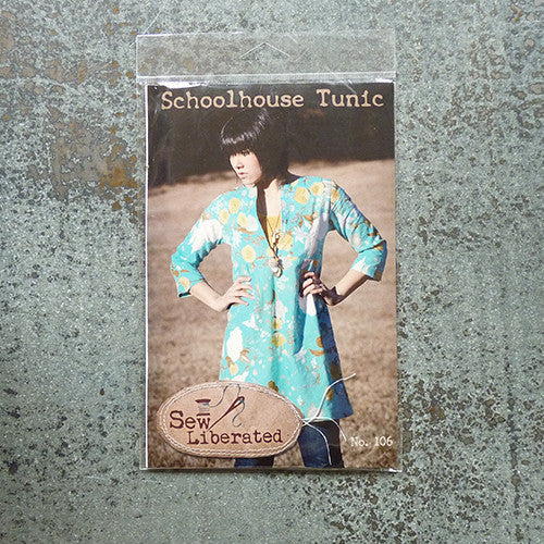 sew liberated schoolhouse tunic sewing pattern