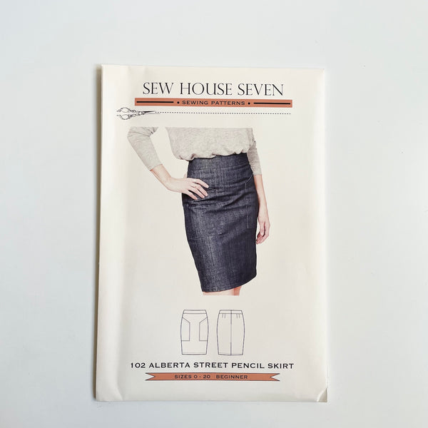 Sew House Seven Patterns : Alberta Street Pencil Skirt