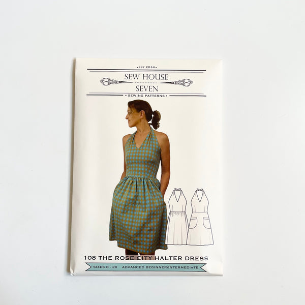 Sew House Seven Patterns : Rose City Halter Dress
