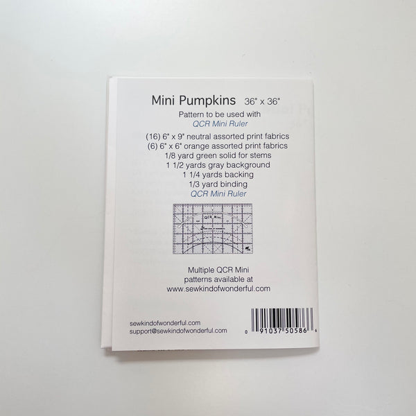 Sew Kind of Wonderful : Mini Pumpkins Quilt Pattern