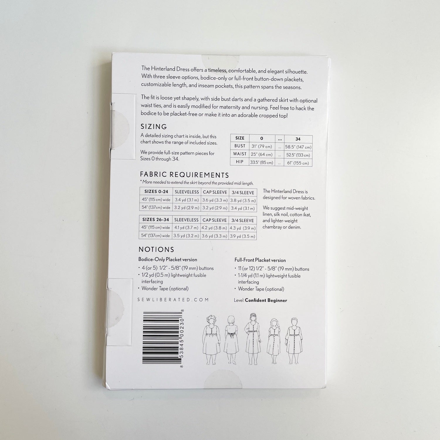 Sew Liberated Patterns : Hinterland Dress