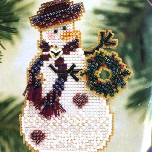 Cross Stitch Kit: Mill Hill Snow Charmer Ornament