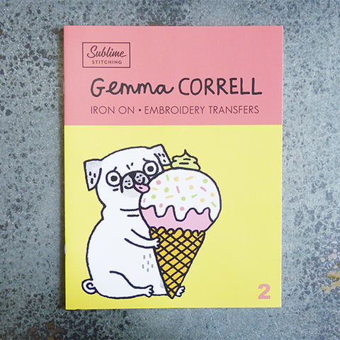 sublime stitching gemma correll embroidery transfer book