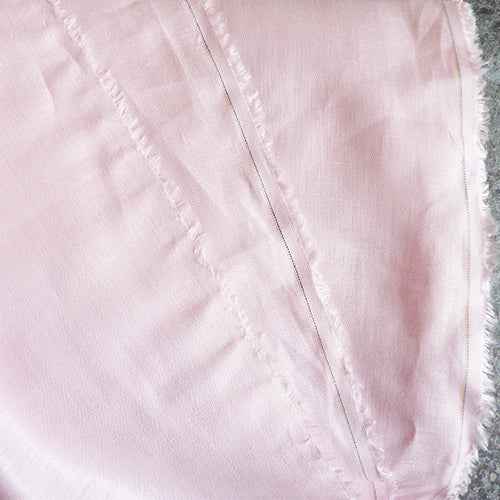 irish handkerchief linen pink