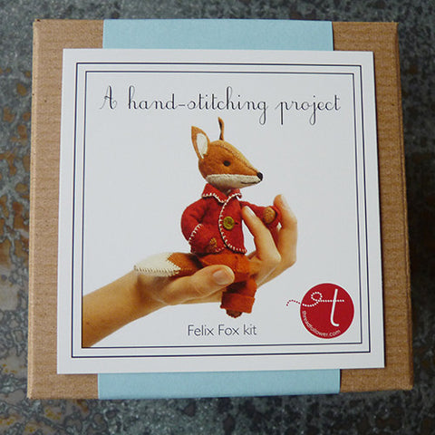 threadfollower felt handstitching project fox