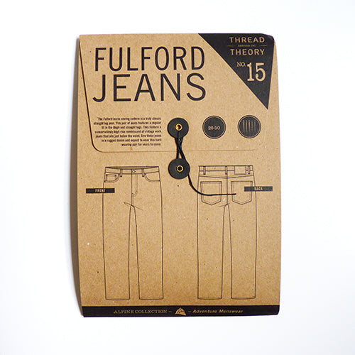 Thread Theory : Fulford Jeans sewing pattern