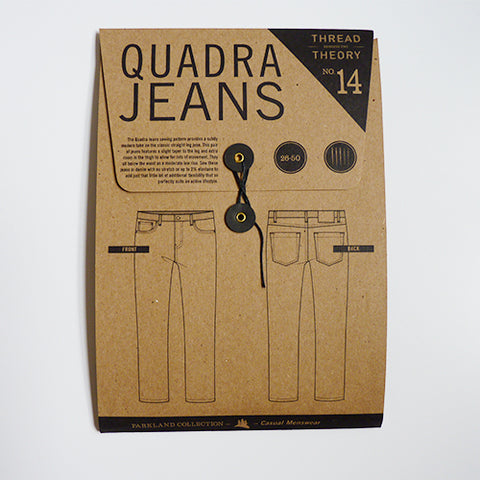 Thread Theory : Quadra Jeans sewing pattern
