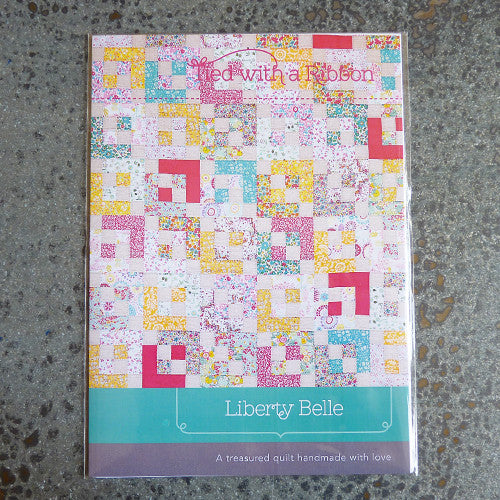 tied with a ribbon liberty belle quilt sewing pattern