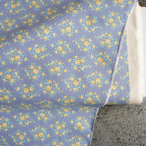 Tilda Fabrics : Happy Campers quilting cotton - Marylou Blue