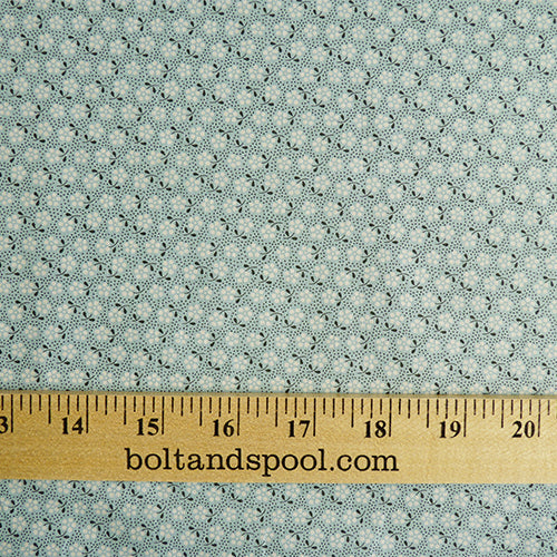 tilda fabric quilting cotton meadow basic floral teal green