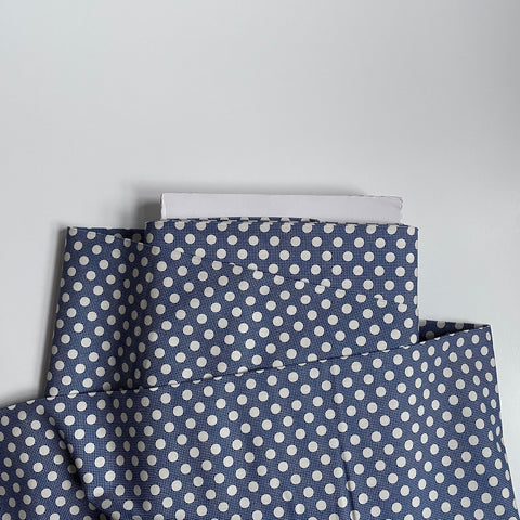 Tilda Fabrics : Medium Dots - Night Blue