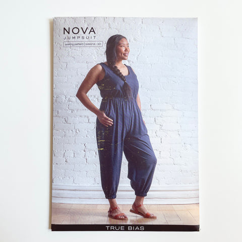 Nova Jumpsuit (sizes 14-30) by True Bias Copy